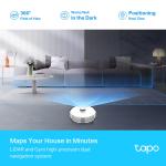Tapo RV30 Plus LiDAR Navigasyonlu Robot Süpürge ve Paspas + Akıllı Otomatik Boşaltma Ünitesi