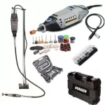 Mager Mgr1020gr 6 Kademe Devir Ayarlı Gravür Seti Mini Taşlama Taşıma Çantalı Askı Aparatlı