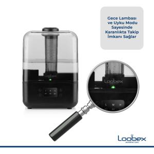 Loobex Hava Nemlendirici Buhar Makinesi