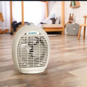 Kumtel LX-6331 (2ın1) 2000W – Sıcak & Soğuk Hava Akışıyla İkili Kullanım: Vantilatör Fan & Isıtıcı Bej