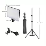 10 İnç LED Halka Işık Ayarlanabilir Tripod Standı (110cm) ve Telefon Tutucu ile