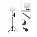 10 İnç LED Halka Işık Ayarlanabilir Tripod Standı (110cm) ve Telefon Tutucu ile