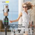 Akıllı Yüz Tanıma, Panoramik Takip İçin Selfie Tripodu ve Titreşimi Önleyici, Otomatik Yüz Takip Tripodu, 360 ° Dönebilen Telefon Kurulumu, Akıllı Telefon Takip Tutucu.