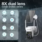 Güneş enerjili SIM kartlı 3G/4G LTE AB Hücresel Güvenlik Kamerası