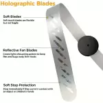 Kablosuz Sinek Kovucu Fan - İç ve Dış Mekan Yaz Aksesuarı, Dönebilen Bıçaklar ile Etkili Böcek Kovma, Dayanıklı ABS Malzeme, Kamp ve Piknikler için İdeal,