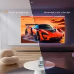 HY300 Mini Projektör HD 720P - WiFi Destekli, Taşınabilir & Akıllı, 180° Dönebilme, USB Güçlü, Hoparlör Dahil - Ev Sinema Deneyiminizi Dönüştürün