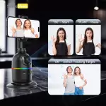Akıllı Yüz Tanıma, Panoramik Takip İçin Selfie Tripodu ve Titreşimi Önleyici, Otomatik Yüz Takip Tripodu, 360 ° Dönebilen Telefon Kurulumu, Akıllı Telefon Takip Tutucu.