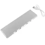 Tech-X Win/iOS/Android Uyumlu Katlanabilir Bluetooth Klavye Telefon Tutucu Kılıf Hediyeli