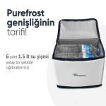 Purefrost PF15 Camp Elektriksiz&Buzsuz Soğutucu Buzluk Termos Termal Katlanır Çanta